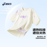 亚瑟士（asics）童装2024夏季女童吸湿速干防晒遮热抗菌短袖T恤332241174016