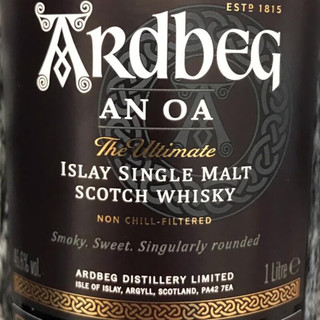 雅柏（Ardbeg）雅柏 AN OA 单一纯麦威士忌公升装 46.6%vol  1000ml