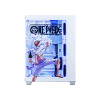 名龙堂 个性化MOD二次元/国潮/游戏主题潮玩台式组装电脑主机箱主题海景房机箱桌面艺术品 G005 四面路飞 白主题【单拍不】 机箱主题