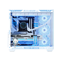 名龙堂 个性化MOD二次元/国潮/游戏主题潮玩台式组装电脑主机箱主题海景房机箱桌面艺术品 G005 四面吹雪主题【单拍不】 机箱主题