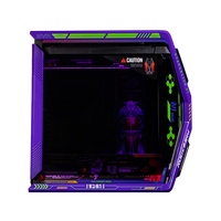 名龙堂 个性化MOD二次元/国潮/游戏主题潮玩台式组装电脑主机箱主题海景房机箱桌面艺术品 华硕创世神 EVA主题机箱【主题+灯板】 机箱主题