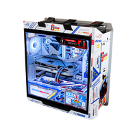 名龙堂 个性化MOD二次元/国潮/游戏主题潮玩台式组装电脑主机箱主题海景房机箱桌面艺术品 华硕太阳神 高达主题机箱【主题+灯板】 机箱主题