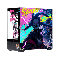 名龙堂 个性化MOD二次元/国潮/游戏主题潮玩台式组装电脑主机箱主题海景房机箱桌面艺术品 华硕彗星 金克斯主题【单拍不】 机箱主题