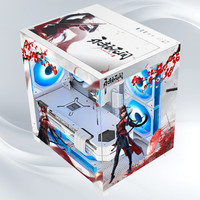 NKZK玩嘉 孤勇者MINI升级版无A柱 小型桌面海景房电脑机箱diy二次元动漫游戏240水冷机箱 永劫无间 不带风扇【支持240水冷】