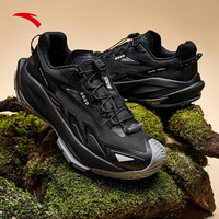 安踏（ANTA）【张雨菲同款】探踪丨越野跑鞋女鞋户外防泼水徒步鞋减震耐磨 基础黑-2 5.5 (女36)