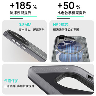  YOUNGKIT/猿气 防摔 华为Pura70 Pro/Pro+手机壳  幽灵灰 PC
