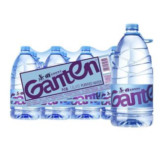 景田百岁山 GANTEN 景田饮用纯净水1.5L*12瓶家庭装整箱批发江浙沪皖包邮新老包装