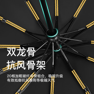 小米有品ZILIAN全自动伞加强伞骨雨伞一键收放太阳伞防紫外黑胶防晒遮阳伞 【360骨加强升级全自动】黑 升级加大加厚防紫外线