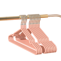 衣架子家用挂衣加粗加硬防滑宽肩无痕衣架不起包家用衣撑子晾衣架