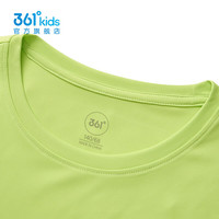 361°童装男女童短袖针织衫2025年夏季通码上衣 清淡绿/马瑞蓝 160