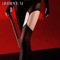 Limerence M 「星链」性感不规则单边水钻吊袜带丝袜