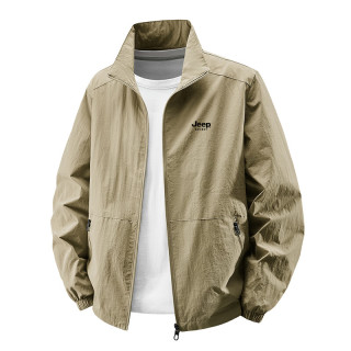 JEEP SPIRIT 户外运动 男士夹克  军绿色 5XL