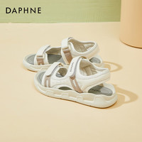 达芙妮(DAPHNE)2025软底网面运动凉鞋夏季年新款休闲厚底女士平底沙滩女鞋 灰色(跟高2.5CM) 35