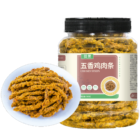 签果手撕鸡胸肉条高蛋白过代餐饱腹卡脂解馋办公休闲零食
