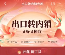 出口转内销会场