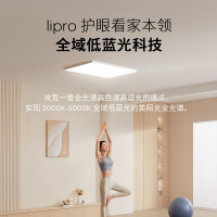 Lipro led超薄客厅灯现代简约全光谱米家智能吸顶灯全屋护眼灯E2 Pro版 105W高亮|3CM超薄|米家