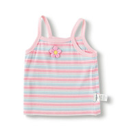 巴拉巴拉婴儿背心宝宝上衣男女童夏季2025甜美时尚全棉舒适透气萌童装 红蓝色调00468-208225122002 100