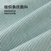 海澜之家(HLA)长袖衬衫男装春季轻商务时尚系列翻领条纹精致刺绣上衣服男士衬衣 75 推荐74~80kg