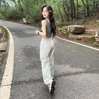 骆驼 CAMEL【同款】防晒运动裤女2025春夏直筒两穿休闲裤女裤