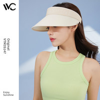 VVC防晒帽女防紫外线遮阳帽大帽檐空顶帽户外太阳帽子大头围运动