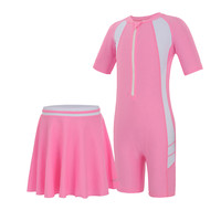 CAMEL骆驼儿童泳衣女童夏泳装两件套大童女孩游泳衣大童宝宝温泉泳裙裤