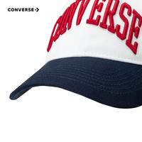 匡威Converse儿童鸭舌帽男女生棒球帽儿童遮阳帽 古典白 4/7