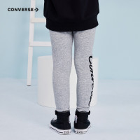 匡威Converse童装女童保暖加绒打底裤秋冬儿童长裤休闲裤子 岩岭灰 110 (53)(5)