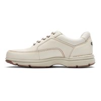 ROCKPORT 男式 Eureka 步行鞋 米白色皮革 41 EU