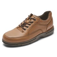 ROCKPORT 男式 Eureka 步行鞋 皮革棕色 11.5