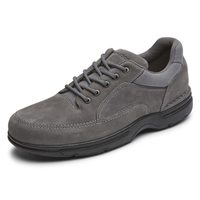 ROCKPORT 男式 Eureka 步行鞋 钢灰色牛巴革 11