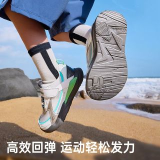 基诺浦夏款网面轻透学步鞋25年男女童缓震回弹幼儿园运动鞋子