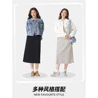 牛仔外套女士热风 hotwind2025年春季简约休闲舒适显瘦复古宽松百搭