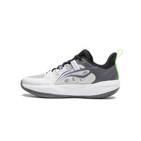 LI-NING/李宁 反光回弹 大童篮球鞋 标准白/影灰色 31