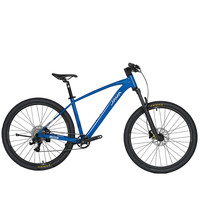 佳沃JAVA林道自行车骑行通勤山地车9速油压碟刹硬尾减震布雷萨BREZZA 亮光蓝 【17英寸】身高165-178cm 【蓝图A5】-9速