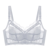 【清仓】质量 全罩杯大胸显小内衣 薄款无钢圈文胸 829灰色 42/95F