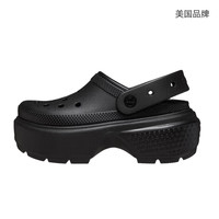 Crocs/卡骆驰雪屋Clog洞洞鞋户外厚底沙滩鞋209347 CR209347-001 35