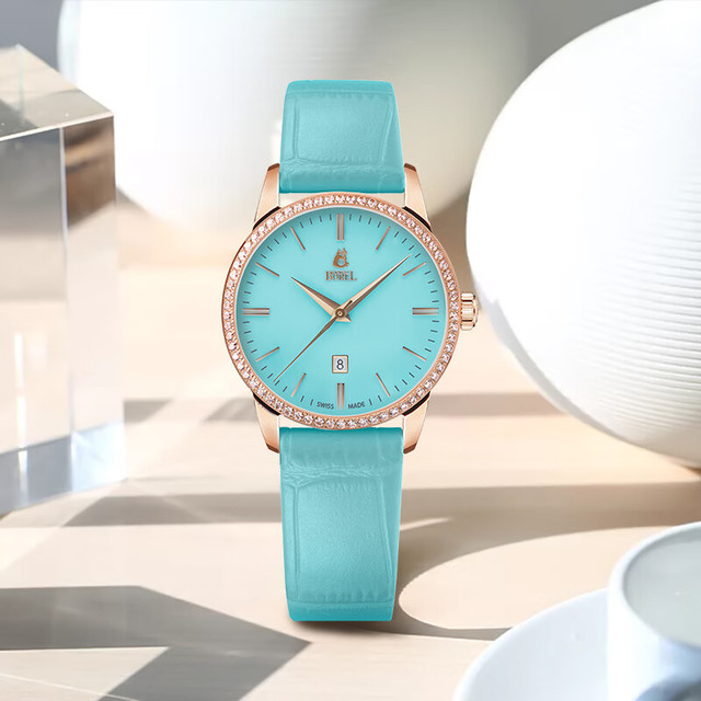 依波路 ERNEST BOREL 女士镶钻全自动机械表 N0433L0C-MR9L 31mm