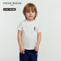 【凉感】TeenieWeenie Kids小熊童装25年男女童宝短袖T恤打底衫