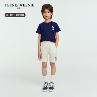 【凉感】TeenieWeenie Kids小熊童装25年男女童宝短袖T恤打底衫 粉色