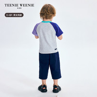 【凉感】TeenieWeenie Kids小熊童装25夏男女宝吸湿速干T恤打底衫