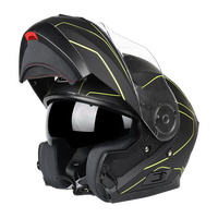 野马(YEMA)摩托车头盔3C认证男女通用个性机车越野全盔四季通用安全帽 L