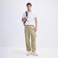 Navigare意大利小帆船男凉感抑菌防螨简约短袖POLO衫1325525561 白  2XL  冰川白