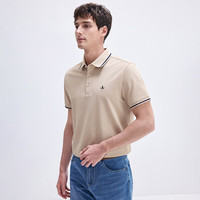 Navigare意大利小帆船男凉感抑菌防螨简约短袖POLO衫1325525561 砂  XL  古巴砂