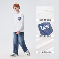 李 Lee中大儿童25春季宽松长袖T恤男女童装亲肤柔软舒适上衣