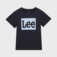 李 Lee儿童童装男女童夏季短袖T恤中大童亲肤透气撞色时尚运动百搭上衣