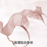 爱慕内衣女薄杯大胸聚拢承托性感蕾丝文胸 沐光AM13A351
