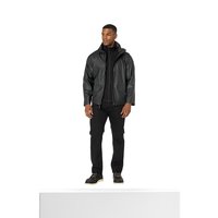 【美国】helly hansen 男士 外套海丽汉森户外拉链防水夹克 Black XL