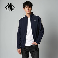 Kappa卡帕男装2025春季运动针织复古休闲立领外套K0F12WK21