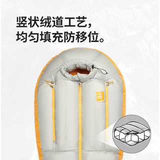 Naturehike挪客户外JV系列羽绒睡袋成人露营轻量化鹅绒户外零下30度