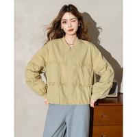 女式春装外套2025高级感时尚减龄小个子短款开衫外套女